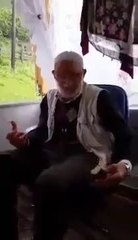 Tabancanın sapı elinde kalan dede