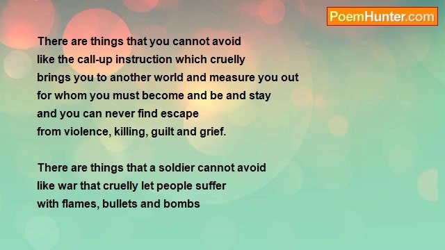 Gert Strydom - There are things that you cannot avoid