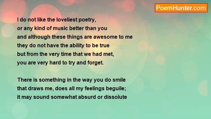 Gert Strydom - You Are Very Hard To Try And Forget (Stave Stanza Sestets)