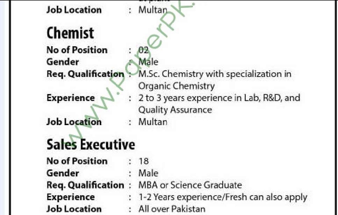 Evyol-Group-Pakistan-Jobs 15 June 2014