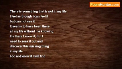 Tracey Owens - Missing from my life