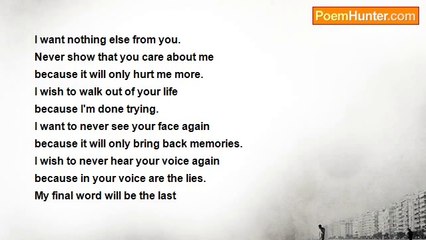 Tracey Owens - Final Goodbye