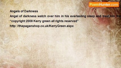 kerry green - ANGEL OF DARKNESS