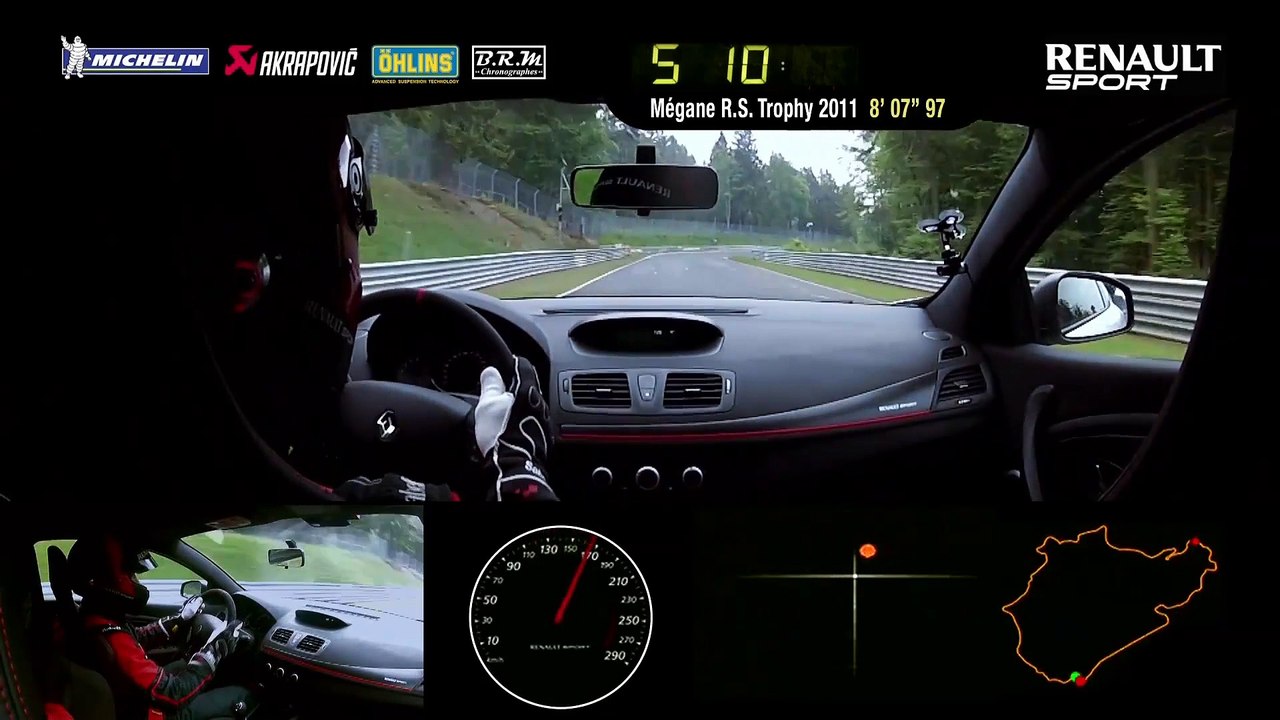 Renault Mégane R.S. 275 Trophy R : le nouveau record sur le Nürburgring