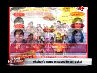 Akshay Kumar's name used to sell ticket  Bollywood News
