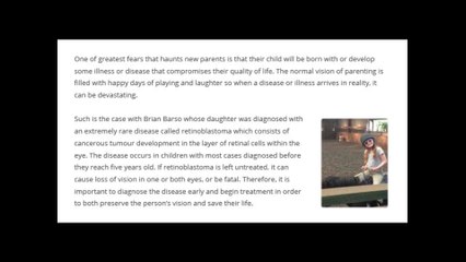 Brian Barso | Retinoblastoma: What It Is and How You Can Help