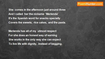 Cynthia BuhainBaello - Merienda