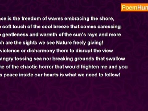 Cynthia BuhainBaello - The Peace We Need