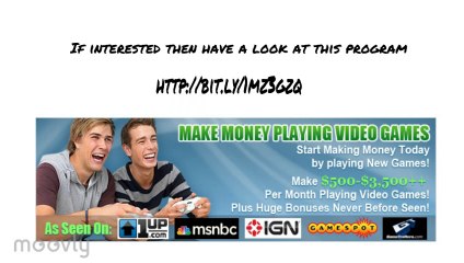 Ways of making money online by playing video games online