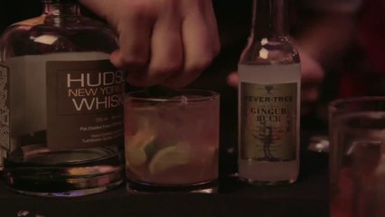 Hudson Rickhouse Rickey Cocktail - Freddy May - Hudson Whiskey - MCC Gala - Small Screen
