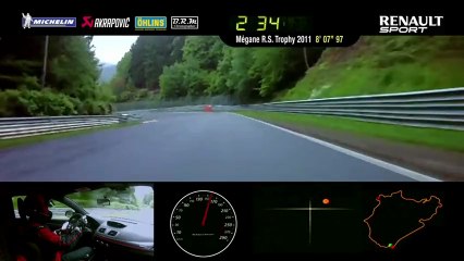 Download Video: Renault Mégane R.S. 275 Trophy-R : la nouvelle reine du Nürburgring