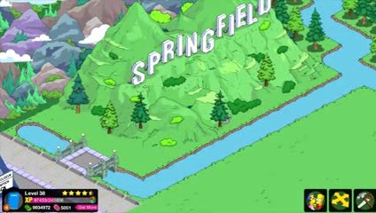 The Simpsons- Tapped Out - The Springfield Sign - Premium Item