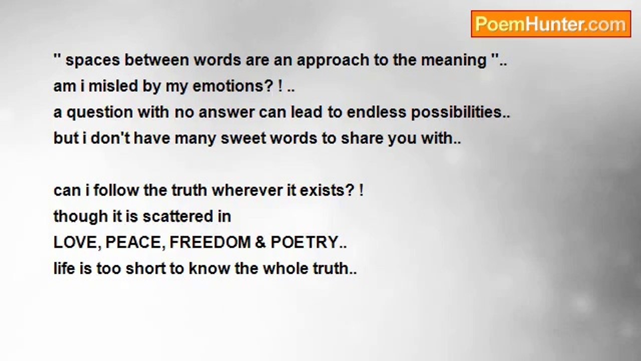 HaZeM PaKKaR - Love, Peace, Freedom & Poetry