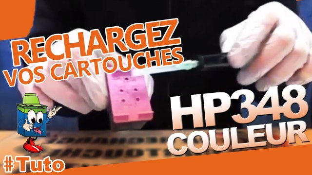 Comment recharger une cartouche d'encre HP 348