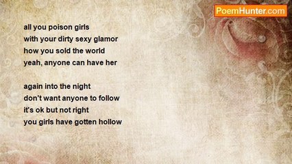 Thomas Quentin Sims - all you poison girls