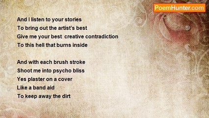 show me the glint of light on broken glass - Recycled canvas