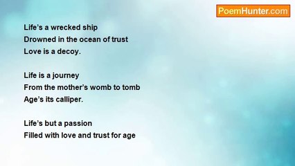 Dom N. Kafley - LIFE'S A WRECKED SHIP