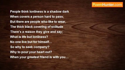 amina kamran - lonliness