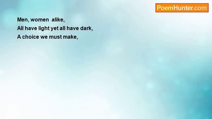 Kieran J1996 - Haiku- A Choice