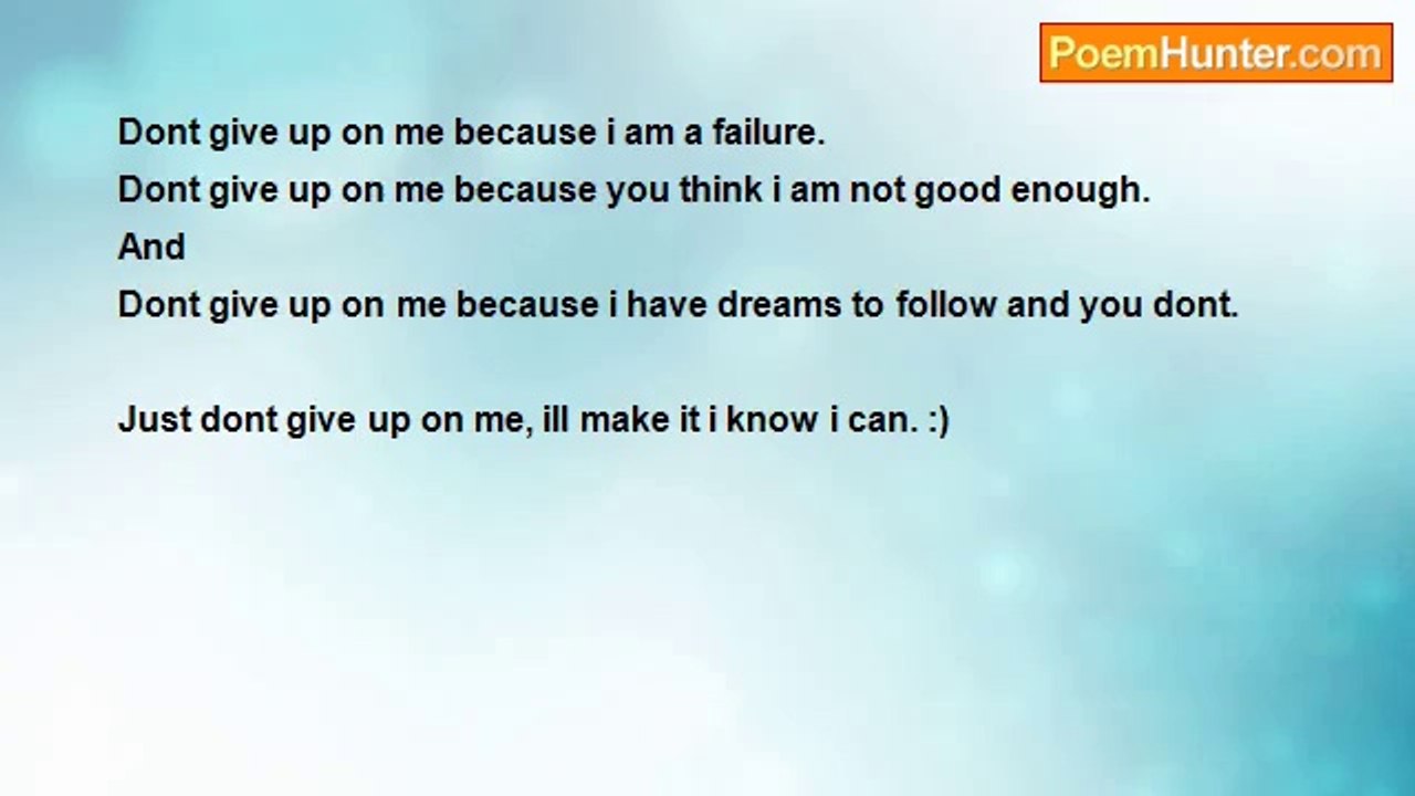 sheniqua lowery - Never give up