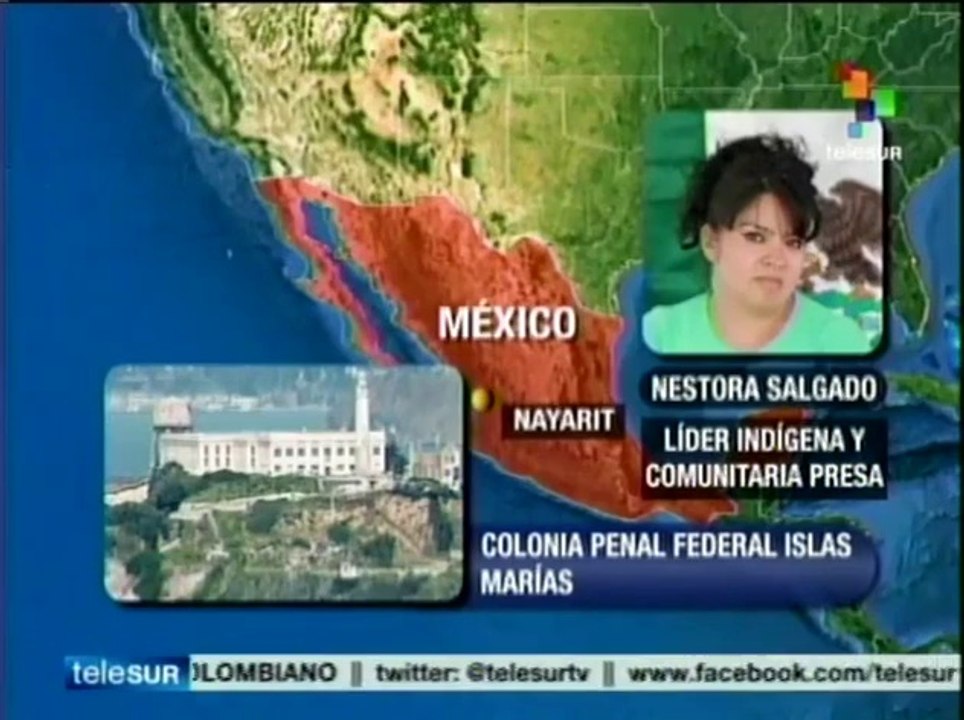México: Nestora Salgado aún está en la cárcel pues es presa política