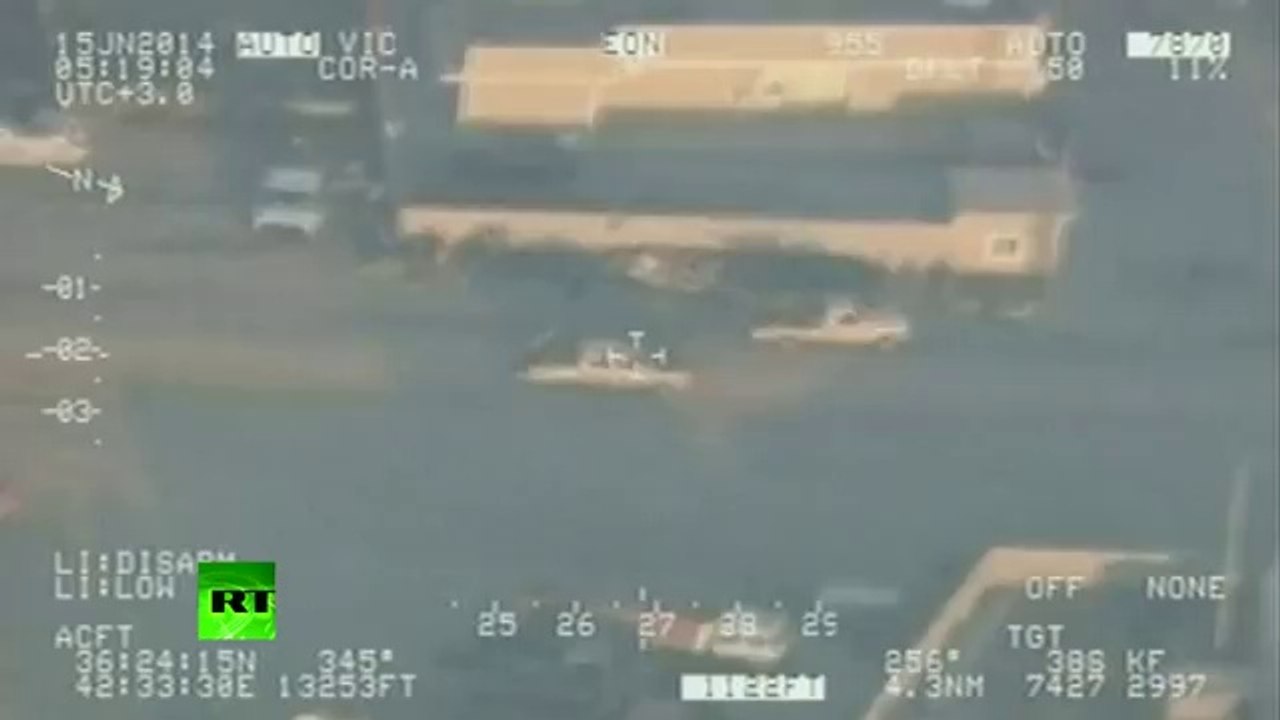 Combat cam video_ Iraq forces airstrike ISIL radicals