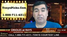 Tampa Bay Rays vs. Baltimore Orioles Pick Prediction MLB Odds Preview 6-16-2014