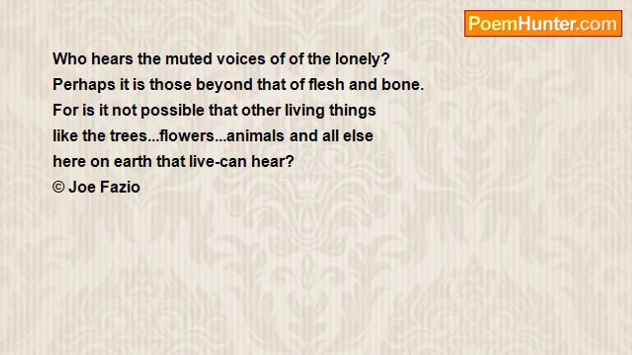 (brief renderings) Joe Fazio - Muted Voices