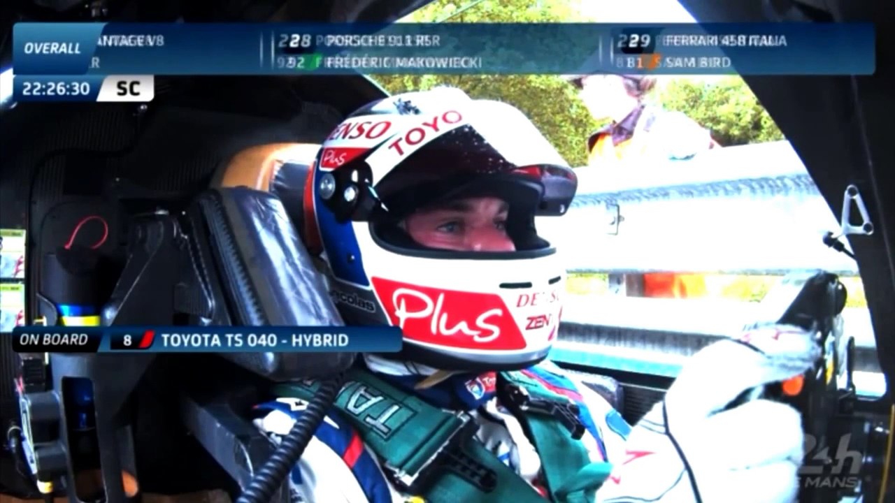 Énorme crash d'une Audi et d'une Toyota aux 24 Heures du Mans