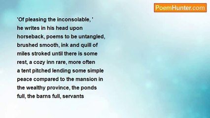 Warren Falcon - Po Chu-i From Far Away Thinks On His Angry Wife