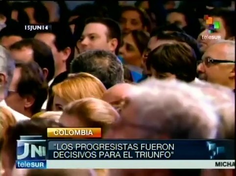 Juan Manuel Santos agradece a los progresistas su apoyo en elección