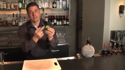 How to Make a Bar Lime Garnish - Raising the Bar with Jamie Boudreau - Small Screen