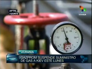 Por falta de pago Rusia no suministra más gas a Ucrania