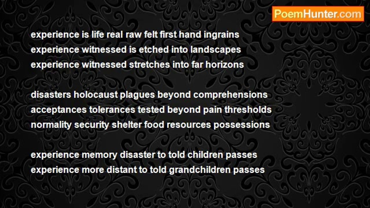 Terence George Craddock (Spectral Images and Images Of Light) - Experience Reality Living Memories Erased