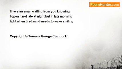 Terence George Craddock (Spectral Images and Images Of Light) - Knowing I Have Waiting An Email From You