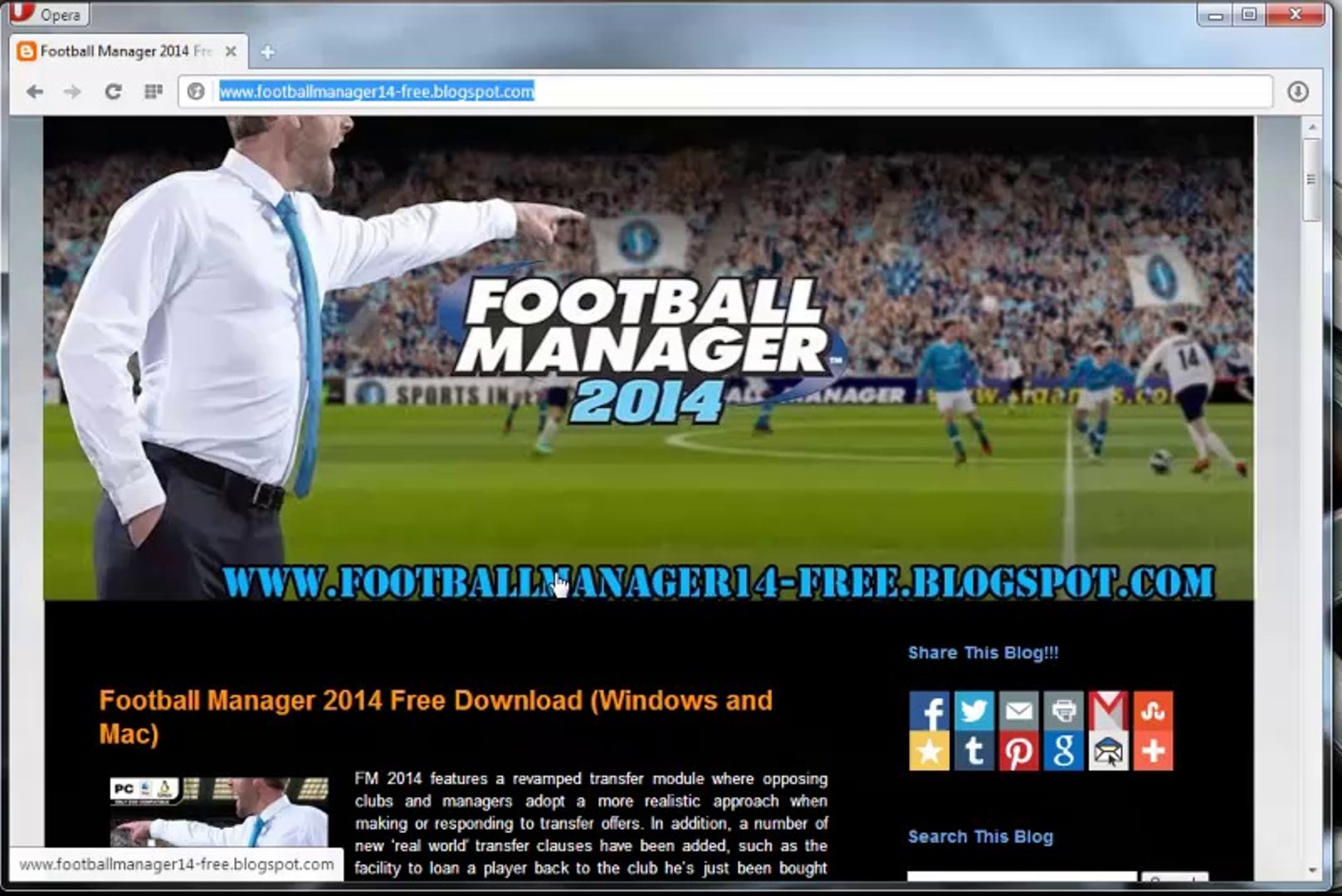 Football manager 2014 Mac/PC Crack by skidrow - video Dailymotion