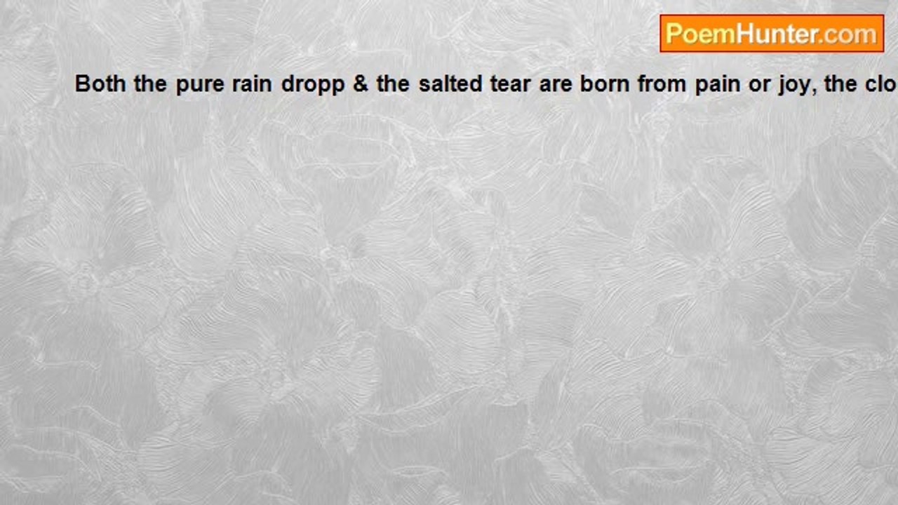 Dean Johns - Rain & Tears