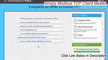 Simply Modbus TCP Client Master Download Free ()