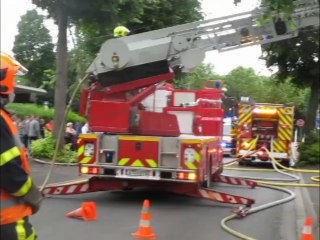 Lens: incendie d'une maison inhabitée rue Blaise-Pascal près du Louvre