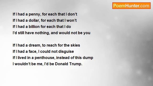 Jane Van Doe - >The Donald (Trump, NYC Donald Trump, New York Trump)