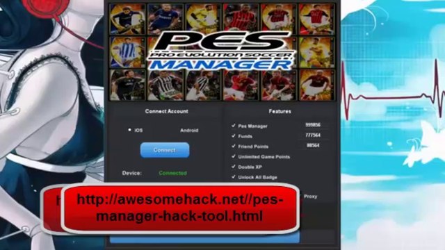 PES Manager Hack : Hacks – Cheats – Tools