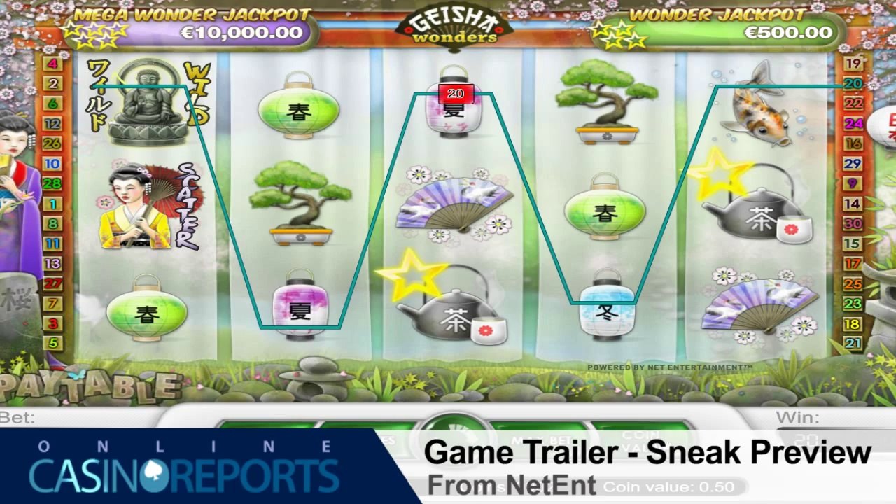 Geisha Wonders -video slot from NetEnt