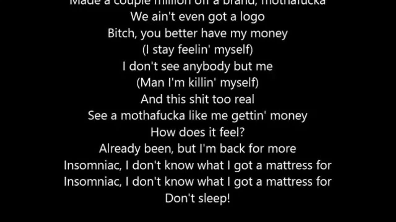 Mac Miller - Insomniak ft. Rick Ross (Lyrics On Screen)