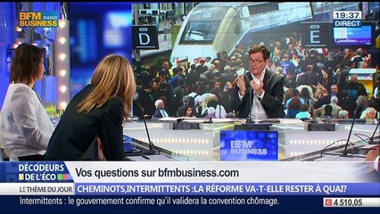 Cheminots, intermittents… la réforme va-t-elle rester à quai ? dans Les Décodeurs de l'éco – 16/06 2/5