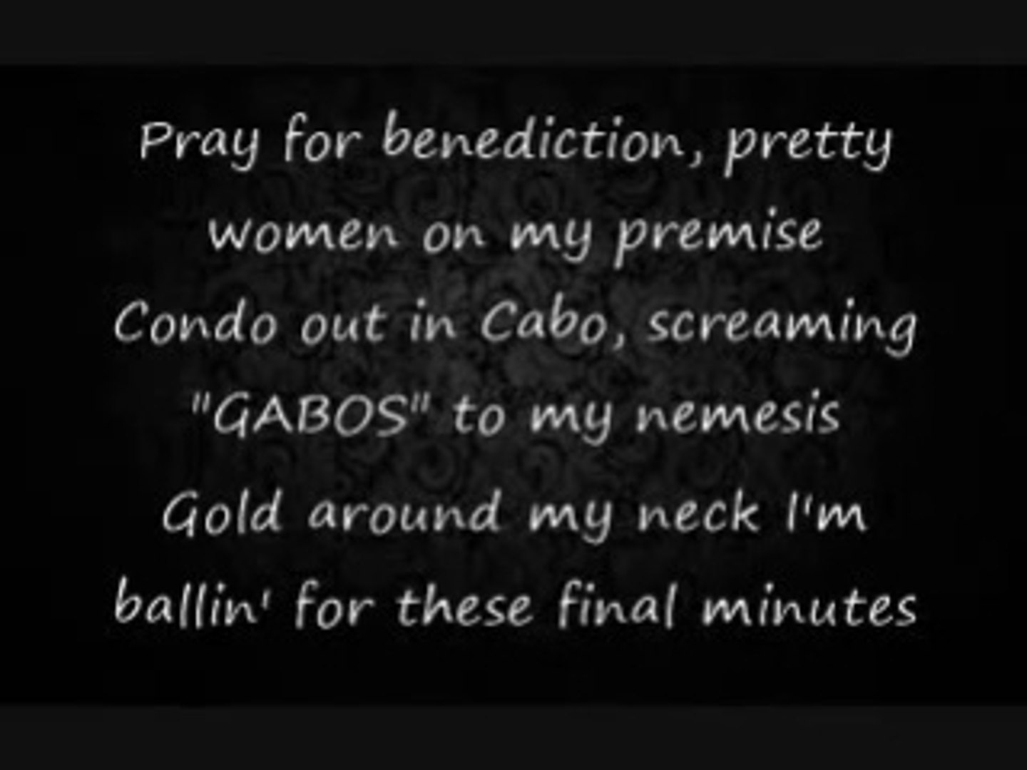 August Alsina ft Rick Ross - Benediction (Lyrics on Screen) - Vidéo  Dailymotion