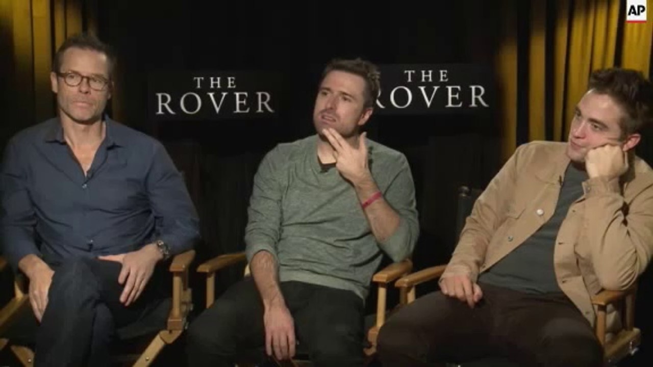 13.06.2014 LA The Rover Press Junket Rob, Guy And David Michôd Interview With Associated Press #1