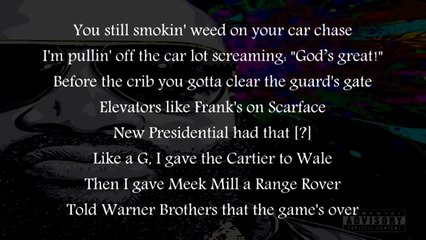 Rick Ross - Rich is Gangsta ( Mastermind ) LYRICS