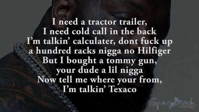 Rick Ross - Drug Money (Remix) Feat. Meek Mill & Future [Lyrics On Screen HD]