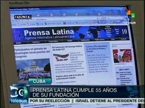 Agencia de noticias Prensa Latina cumple 55 años