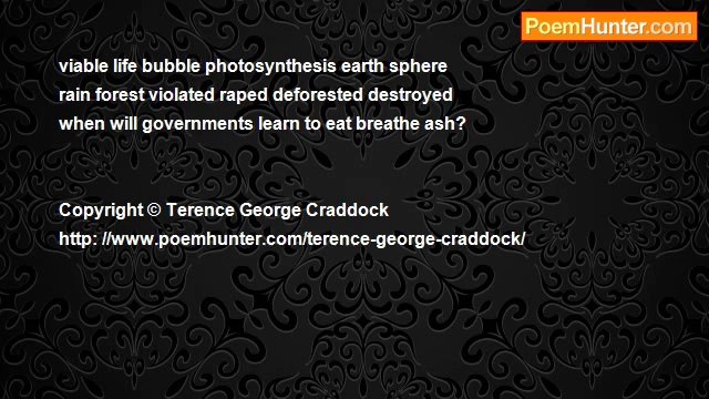 Terence George Craddock (Spectral Images and Images Of Light) - Photosynthesis Earth Sphere